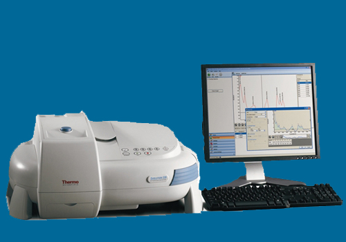 UV-Vis Spectrophotometer evolution 201 PC